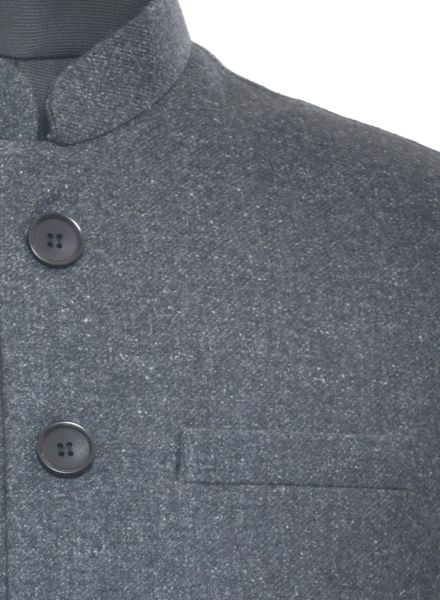 Waist Coat Tweed Party Wear Regular fit Nehru Collar Designer Solid Waistcoat La Scoot